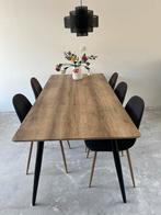 Eettafel 90x190cm, Ophalen, Gebruikt, 50 tot 100 cm, Vijf personen of meer