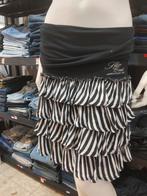 Nieuw! Silver Creek stretch rok-jurk en top M zebra MINI, Kleding | Dames, Rokken, Nieuw, Maat 38/40 (M), Zwart, Verzenden