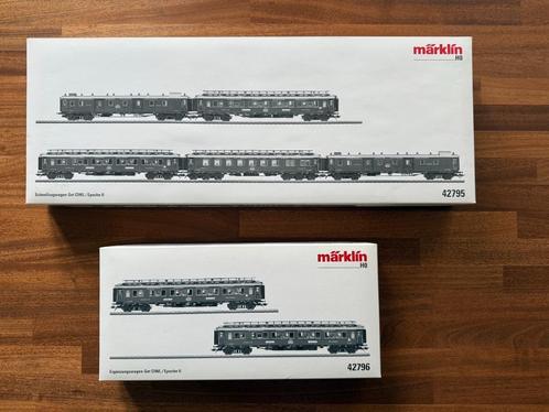 Märklin 42795 + 42796 CIWL Orient-Express NIEUWSTAAT, Hobby en Vrije tijd, Modeltreinen | H0, Nieuw, Wisselstroom, Märklin, Ophalen of Verzenden