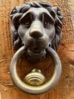 2 Antieke  deurkloppers, deur klopper ,deurbel, voordeur bel, Antiek en Kunst, Antiek | Woonaccessoires, Ophalen of Verzenden