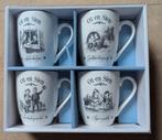 Ot en Sien |Nog Bij Moeder| Set van 4 Bekers |Oud goud|Nieuw, Ophalen of Verzenden, Nieuw