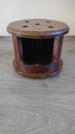 Ronde houten stoof, Ophalen of Verzenden