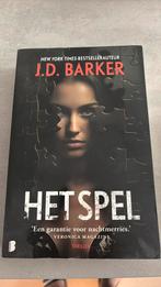Het Spel - J.D. Barker Thriller, Ophalen, Zo goed als nieuw, Amerika