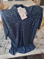 Emilia Lay Jurk Blauw/Zwart, Kleding | Dames, Blauw, Maat 46/48 (XL) of groter, Nieuw, Ophalen of Verzenden