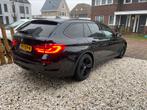 BMW 5-Serie 2.0 D 520 Touring 2017 Zwart | PANO | Black, Auto's, BMW, 1995 cc, 2000 kg, USB, Zwart