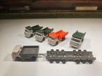 5 bouwvoertuigen auto s N spoor trein 1:160, Hobby en Vrije tijd, Modeltreinen | N-Spoor, Ophalen of Verzenden, Zo goed als nieuw