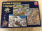 Jan van Haasteren puzzel, Ophalen, 500 t/m 1500 stukjes, Zo goed als nieuw, Legpuzzel