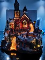 Kerstdorp Kerk met Verlichting, Diversen, Kerst, Ophalen of Verzenden