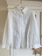 Nieuwe witte broderie blouse mt 46, Kleding | Dames, Blouses en Tunieken, Wit, Maat 46/48 (XL) of groter, Ophalen of Verzenden