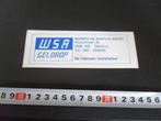stickers Geldrop WSA Warmte en sanitair advies Sluisstraat, Ophalen, Nieuw, Meerdere stickers