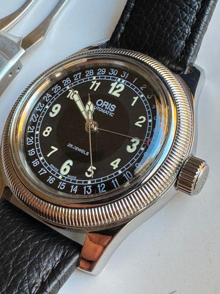 Oris Big Crown Pointer Date, Sieraden, Tassen en Uiterlijk, Horloges | Heren, Zo goed als nieuw, Polshorloge, Overige merken, Overige materialen