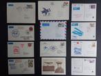 12 luchtpost enveloppen van CSA 1970 t/m 1991 (L57), Envelop, Ophalen of Verzenden