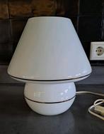 Vintage glazen mushroom lamp, Huis en Inrichting, Lampen | Tafellampen, Ophalen, Gebruikt, Minder dan 50 cm