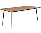 Sale , Dutchbone pepper eettafel 160x90x75 , nieuw in doos, Ophalen, Vijf personen of meer, Metaal, Rechthoekig