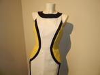 Class Cavalli abstracte zomerse/ voorjaars jurk IT 42, Verzenden, Wit, Zo goed als nieuw, Cavalli