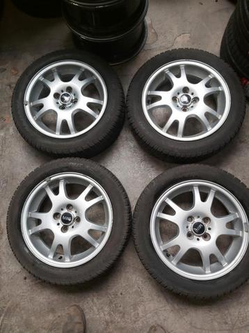 Mini orginele LM velgen 16" 4x100 175/60/16 Dunlop winterban beschikbaar voor biedingen