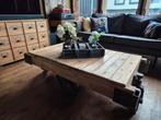 Salontafel Industrieel/Oude Transportkar, Ophalen, 100 tot 150 cm, 50 tot 100 cm, Minder dan 50 cm