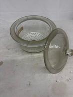 Glazen stolp met deksel, Antiek en Kunst, Antiek | Glas en Kristal, Verzenden