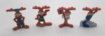 Vintage Nesquik Nestle Quicky pvc figuren 4x uit 1995, Verzamelen, Ophalen of Verzenden, Zo goed als nieuw