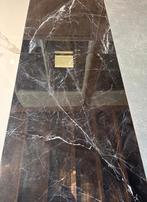 Laatste partij hoogglans donker marmer tegel te koop 90m2, 75 m² of meer, Overige typen, Nieuw, Ophalen of Verzenden