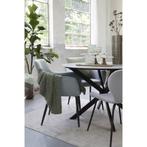 Light & Living 2x Eetkamerstoelen 60,5x60x87 cm  EMILY grijs, Huis en Inrichting, Ophalen, Twee, Overige kleuren, Eric kuster Hotel chique Eichholtz Richmond keijser en co