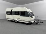 Hobby Prestige 455 UF Mover Fietsendrager Luifel, Caravans en Kamperen, Caravans, Vast bed, Rondzit, Hobby, Bedrijf