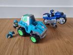 Paw patrol voertuig Rex en Dino en motor Chase, Kinderen en Baby's, Ophalen, Zo goed als nieuw
