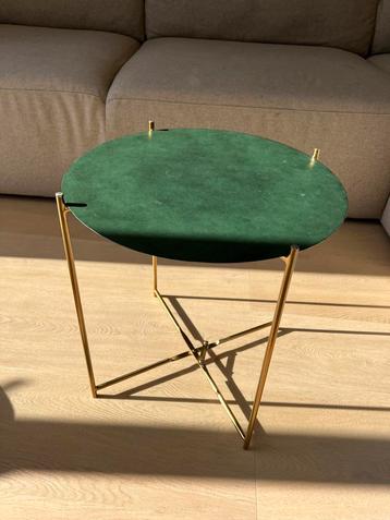 Bijzettafel bloomingville groen en goud beschikbaar voor biedingen