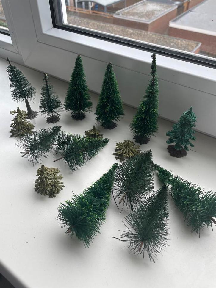 Modelspoor Boompjes - Treinlandschap Decoratie, Hobby en Vrije tijd, Modeltreinen | H0, Gebruikt, Natuur, Overige merken, Ophalen of Verzenden