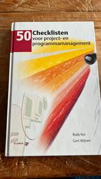 50 Checklisten voor project- en programmamanagement, Ophalen of Verzenden, Nieuw, G. Wijnen; R. Kor