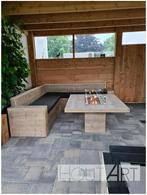 Vuurtafel Luxe met overliggend blad in steigerhout!, Tuin en Terras, Info@hout-art.nl, Nieuw, Ophalen of Verzenden, Hoeves 3 in Schijndel