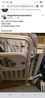 Box met matras heel netjes. Baby badje en kinderwagen, Ophalen of Verzenden, Zo goed als nieuw