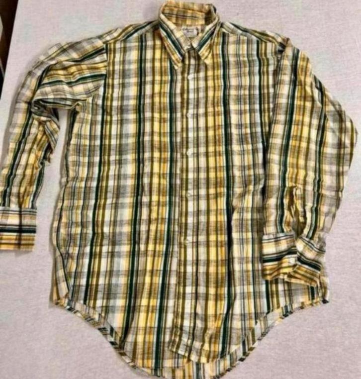 Country Gent blouse overhemd vintage maat-L streep gestreept, Kleding | Heren, Overhemden, Zo goed als nieuw, Halswijdte 41/42 (L)