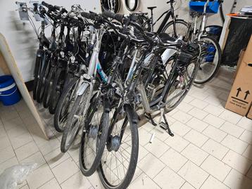 Partij e-bikes 9 stuks inruilfietsen  beschikbaar voor biedingen