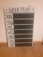 Bord Week Planner. Hout. Nieuw, Nieuw, Ophalen of Verzenden