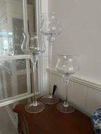 Rivièra Maison Windlichten Set - 3 stuks, Overige materialen, Gebruikt, Wit, Ophalen of Verzenden