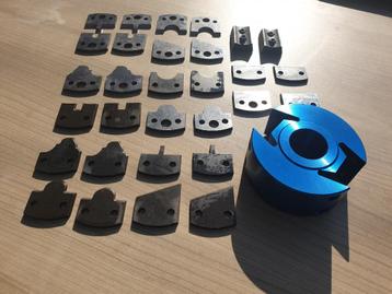 freesmachine freesblok v hout profiel freesmessen freeskop beschikbaar voor biedingen