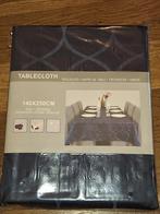 Donkerblauw tafelkleed 140 x 250 cm, vocht- en vlekafstotend, Ophalen of Verzenden, Nieuw, Rechthoek, Binnen