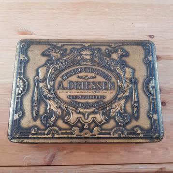 A. Driessen chocolade blik. beschikbaar voor biedingen