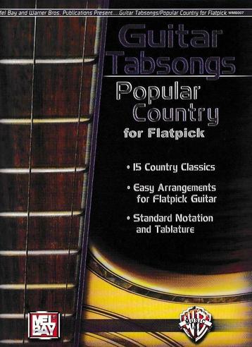 Guitar Tabsongs Popular Country For Flatpick beschikbaar voor biedingen