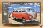 Revell 1/24 Volkswagen T1 Samba Bus, Hobby en Vrije tijd, Modelbouw | Auto's en Voertuigen, Nieuw, Revell, Ophalen of Verzenden