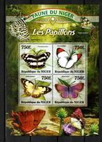 niger 2016 pf blok vlinders insecten buterflies 4, Postzegels en Munten, Postzegels | Thematische zegels, Ophalen of Verzenden