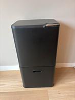 Handige afvalscheidingsbak - 2 of 3 vakken, Kunststof, Met pedaal, 50 tot 75 cm, Ophalen of Verzenden