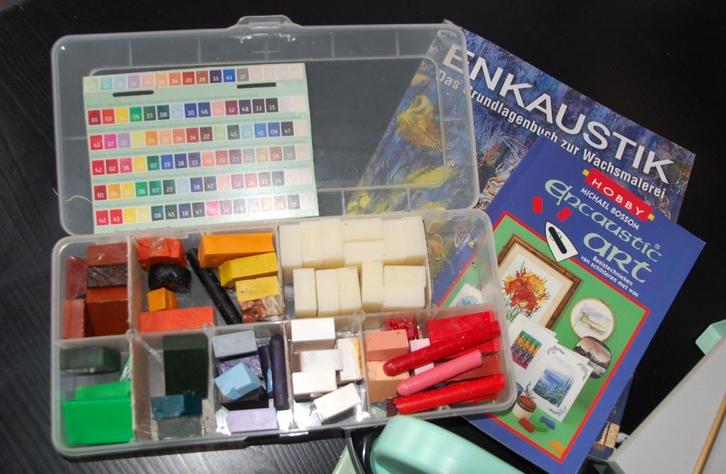 Schilderen met Bijenwas, Hobby en Vrije tijd, Schilderen, Gebruikt, Overige typen, Ophalen of Verzenden