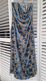 Zara blauw transparant coctail feest jurk flueel organza L, Kleding | Dames, Jurken, Verzenden, Nieuw, Zwart, Boven de knie