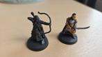 Warhammer Lord of the Rings Haldir en Elrond, Hobby en Vrije tijd, Wargaming, Ophalen, Met verf, Figuurtje(s), Lord of the Rings
