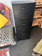 Zwarte ladekast, Ophalen, Overige materialen, Gebruikt, 100 tot 150 cm