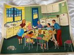 Dubbelzijdige vintage Franse schoolposter, Antiek en Kunst, Ophalen, Natuur en Biologie