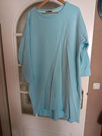 Sweater dress aqua (46/48), Kleding | Dames, Grote Maten, Ophalen of Verzenden, Zo goed als nieuw, Blauw, Jurk