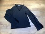 Zwarte top met rouzels maat L, Kleding | Dames, Tops, Zwart, Maat 42/44 (L), Ophalen of Verzenden, Zo goed als nieuw